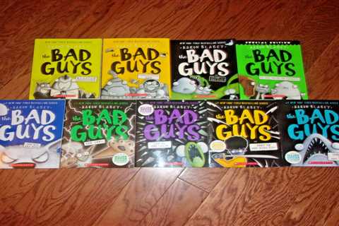 Lot of 9 PB Books ~ the BAY GUYS by Aaron Blabey & Scholastics, Best Selling Ser