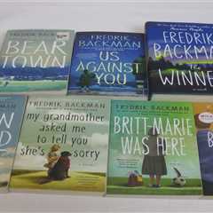 Fredrik Backman Lot 7 Beartown Trilogy Anxious People Ove Britt-Marie Grandmothr