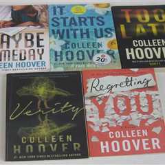 Colleen Hoover Lot 5 Maybe Someday Verity It Starts with Us Too Late Regretting