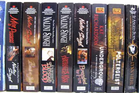 Lot of 10 Paranormal Romance Books Nalini Singh Lynn Viehl Kat Richardson