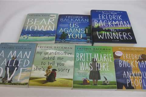 Fredrik Backman Lot 7 Beartown Trilogy Anxious People Ove Britt-Marie Grandmothr