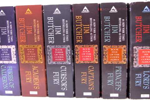 Complete Series Set CODEX ALERA 1-6 Jim Butcher Lot Furies of Calderon Book lot