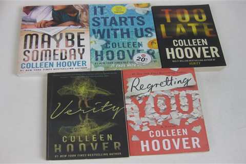 Colleen Hoover Lot 5 Maybe Someday Verity It Starts with Us Too Late Regretting