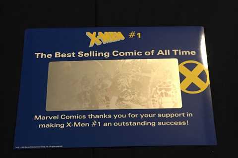 X-Men #1 Best Selling Comic of All Time Holographic Advertisement 1992