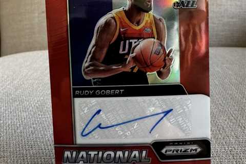 2021-22 Rudy Gobert National Pride Red- Auto- Timberwolves-France