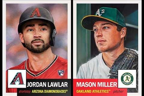 2024 Topps MLB® Living Set® # 775 & 776 MASON MILLER - JORDAN LAWLAR Pre-Sell