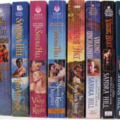 12 Book Set SANDRA HILL Historical Romance Viking Time Travel Romance series lot