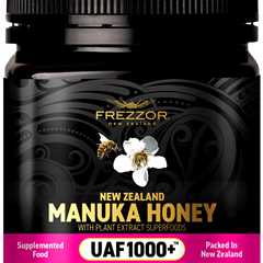 FREZZOR New Zealand Manuka Honey UAF1000+, Immune Support, Skin Health 1-Pack