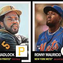 2024 Topps MLB® Living Set® # 779 & 780 BILL MADLOCK - RONNY MAURICIO Pre-Sell