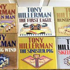 Lot Of 6 Tony Hillerman Hardcover Books Best Selling Author Detective Mystery