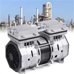 Oilless Vacuum Pump | Industrial Oil-Free Piston Vacuum Pump W/Filter BEST SELL