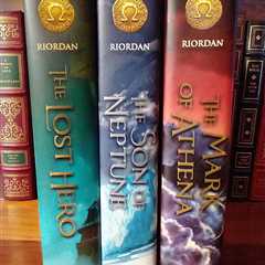 The Heroes of Olympus Riordan 3 Book Hardcover Set First Editions and Printings!