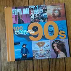 100 Best Selling Albums of the 90's Hardcover Book