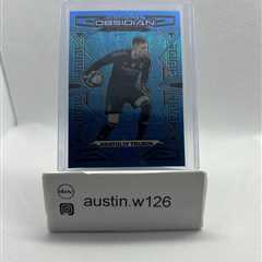 2024 Panini Obsidian Anatoliy Trubin Blue Etch /15