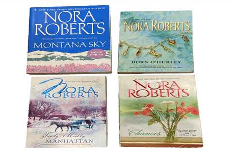 4 Lot paperback; Nora Roberts, NY Times Best Selling Author