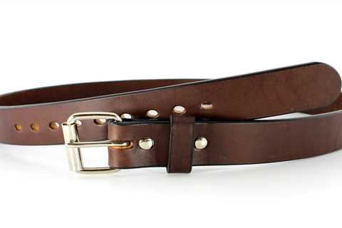 Concealed Carry Best Selling Gun Belt Brown Thick Full-Grain Leather 15oz USA