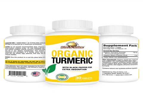 Turmeric Capsules w/ Black Pepper - Best Selling Organic Turmeric Supplement