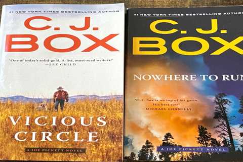 2 Joe Pickett Novels - C.J. Box Paperbacks Nowhere To Run & Vicious Circle Good