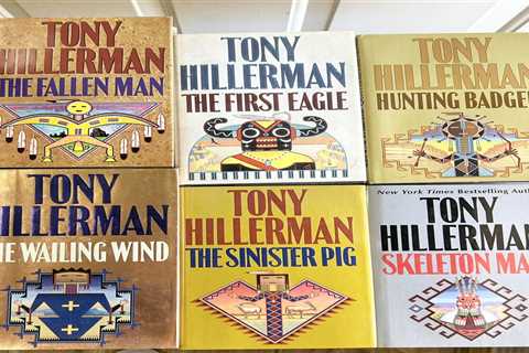 Lot Of 6 Tony Hillerman Hardcover Books Best Selling Author Detective Mystery