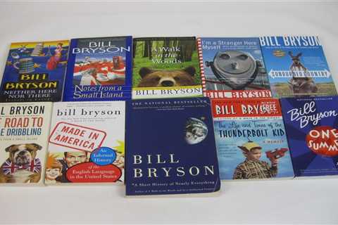 Bill Bryson Lot 10 Books 6 Travel + Language A Memoir and Nearly Everything Else