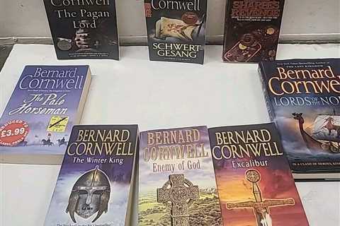 Author Bernard Cornwell Lot of 8 Novels with Warlord Chronicle Trilogy - PB