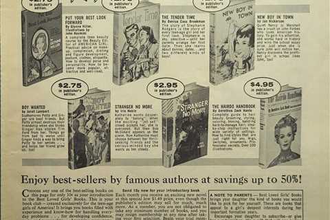 Best Loved Girls' Books Garden City NY Best Sell For Dime Vintage Print Ad 1965