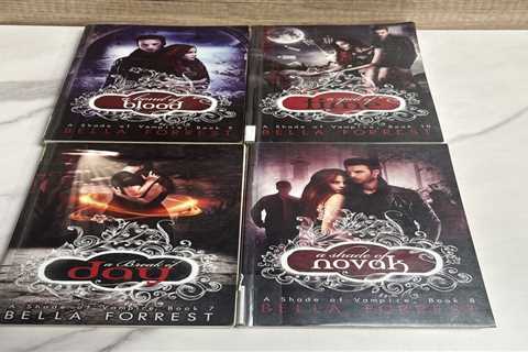 Bella Forrest A Shade Of Vampire Books 7-10 Lot Of 4 Best Selling Vampire Series