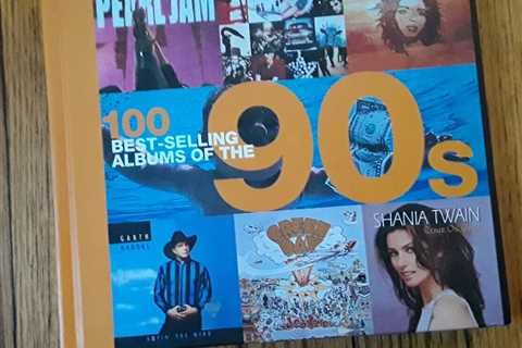 100 Best Selling Albums of the 90's Hardcover Book