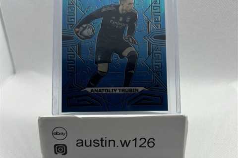 2024 Panini Obsidian Anatoliy Trubin Blue Etch /15