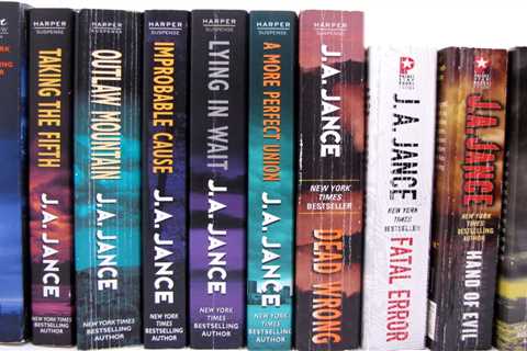 J.A. Jance J.P. Beaumont Series Paperback 10 Book Lot Mystery Free Shipping