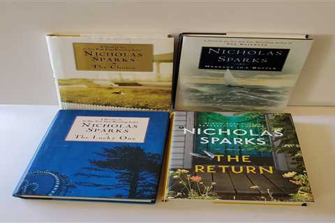 Nicholas Sparks HB'S Lot Of 4. The Choice, The Return, Lucky, Message In Bottle