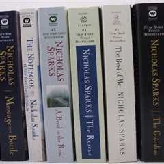 Nicholas Sparks Books Lot Of 10 Romance Novels Instant Library Contemporary Set