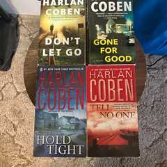 Lot of 4 Harlan Coben Novels Very Good Condition