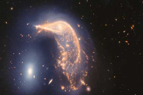 Vivid Portrait of Interacting Galaxies Marks Webb’s Second Anniversary