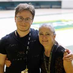 Son and mother represent the present and legacy of AGS