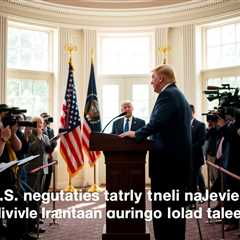 Trump Announces US Negotiators Head to Pakistan Monday to Revive Iran War-Ending Talks