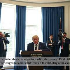 President Trump Posts DOJ Filing on Social Media Demanding Immediate White House Ballroom Build Post-Shooting