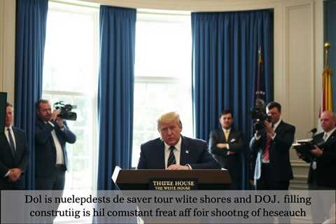 President Trump Posts DOJ Filing on Social Media Demanding Immediate White House Ballroom Build Post-Shooting